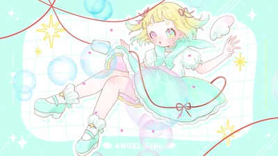 Angels Future Diary (feat. HATSUNE MIKU) Front Cover