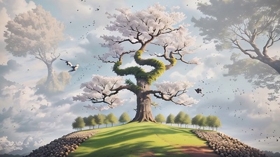どんなに曲がった木も天に向かって伸びているのジャケット写真
