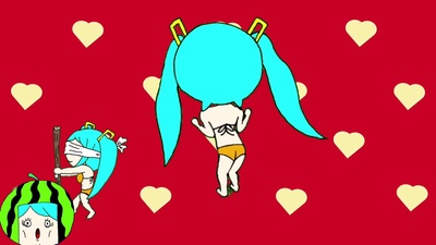 Watermelon song (feat. HATSUNE MIKU) Front Cover