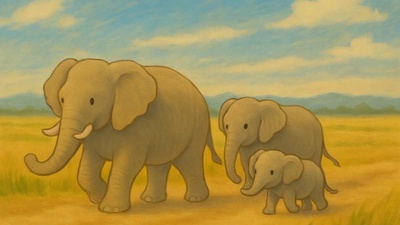 Elephants Front Cover