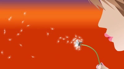 When dandelion fluff becomes an angel Front Cover