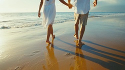 When I gazed at the sea