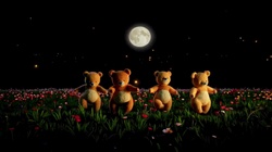 The brown bear's heart never stops