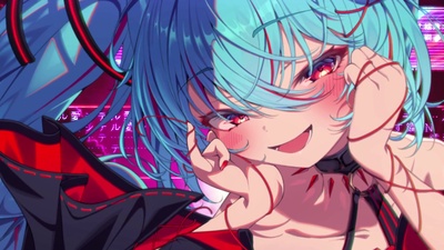 SCARLET EYES (feat. HATSUNE MIKU) Front Cover