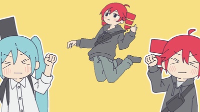 テンテコマイガール (feat. 初音ミク & 重音テト)のジャケット写真