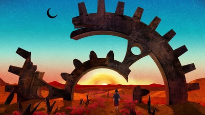Amrita's Desert (feat. Lucia) Front Cover
